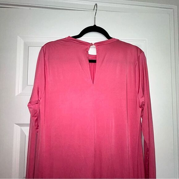 Asos Slinky Long Sleeve Ruffle Maxi Dress - Picture 6 of 6